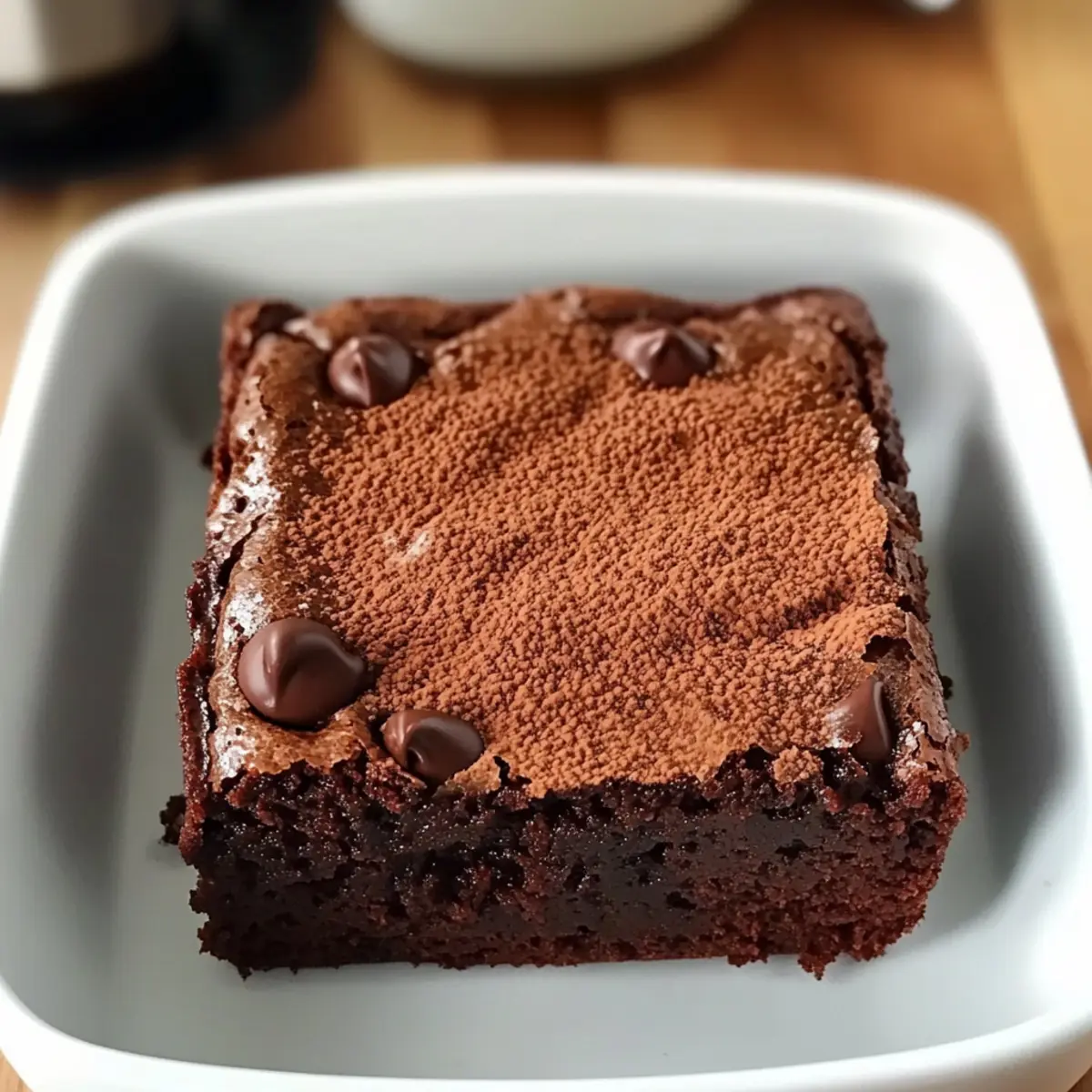 Schneller Hüttenkäse Mikrowellenbrownie Genuss