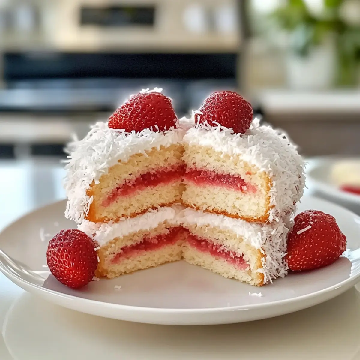 Erdbeer-Kokos-Schaumkuchen leicht gemacht