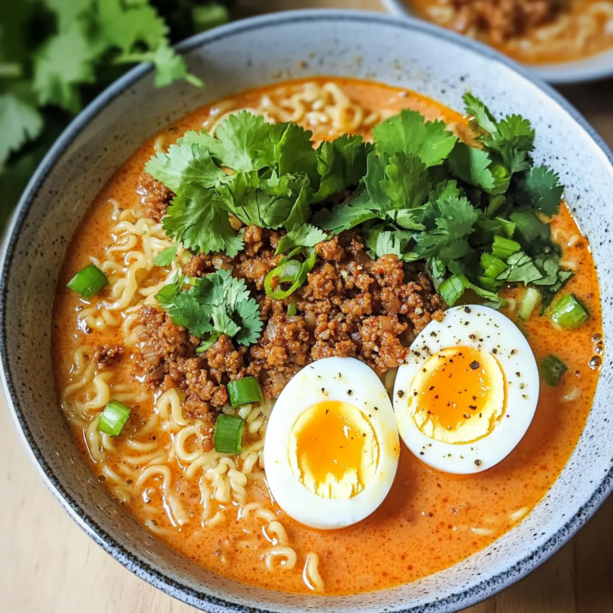Thai Kokosnuss-Curry-Ramen in 30 Minuten