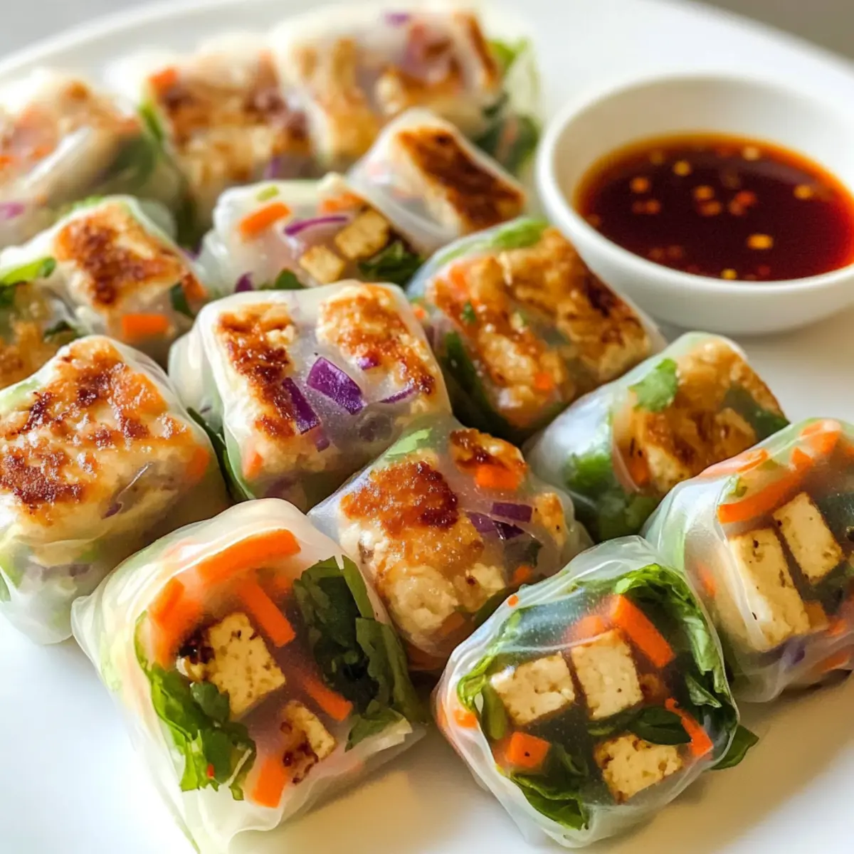 Leckere Tofu-Frühlingsrollen ganz einfach selbst machen