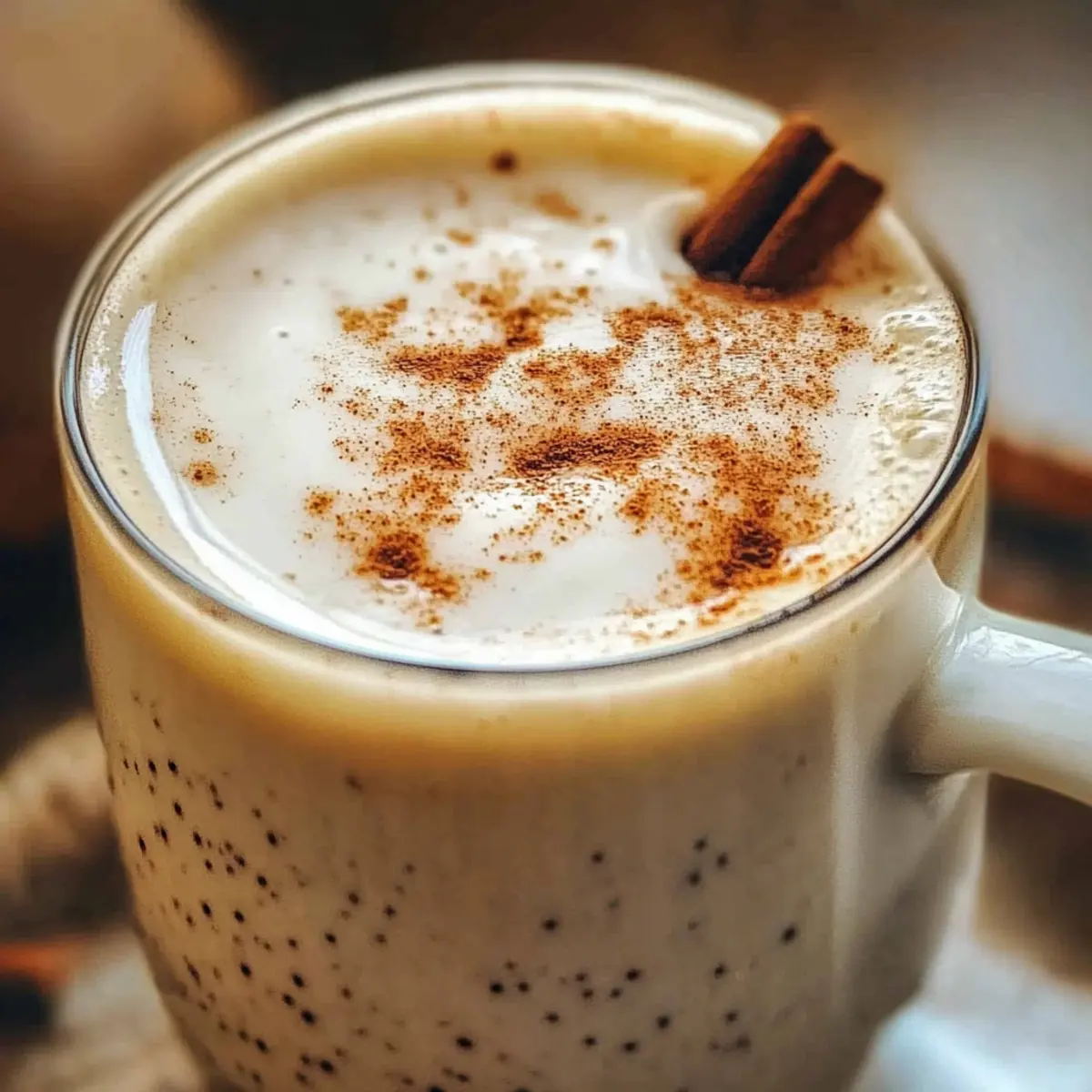 Genieße den perfekten Vanille Zimt Milchtee