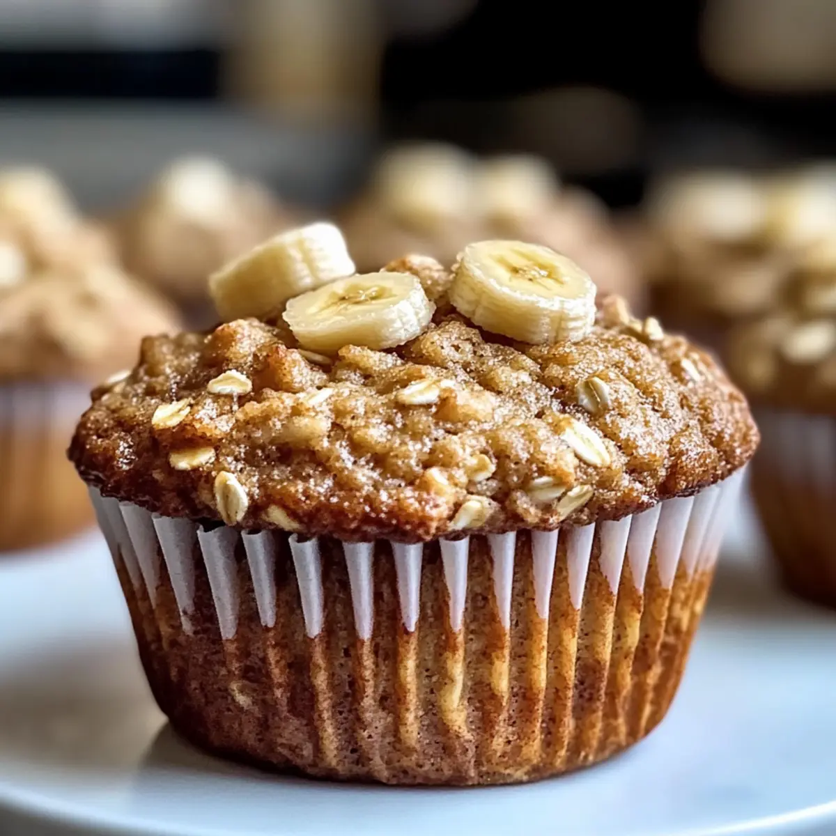 Bananen-Haferflocken-Muffins schnell und gesund