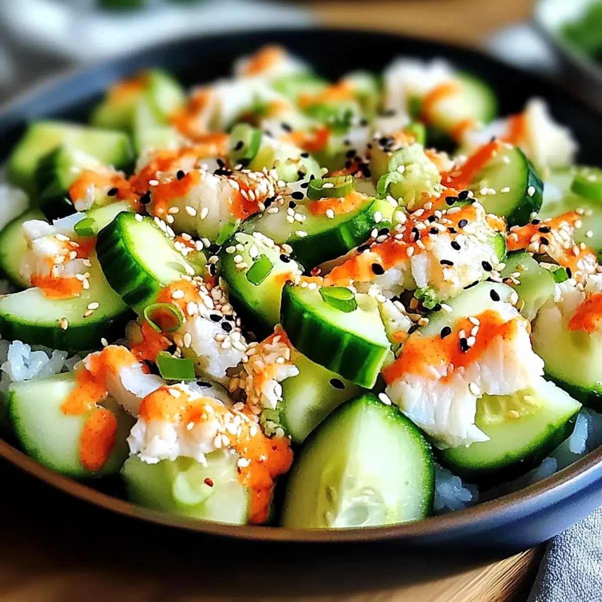 Kalifornischer Gurkensalat für frische Genussmomente