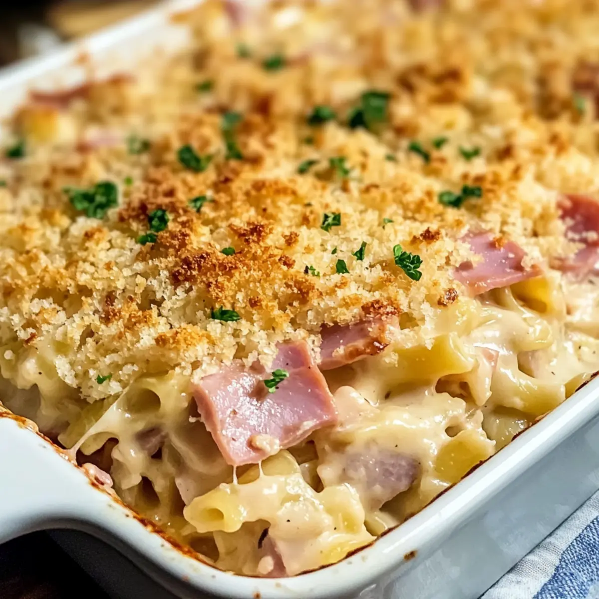 Hähnchen Cordon Bleu Auflauf für die ganze Familie