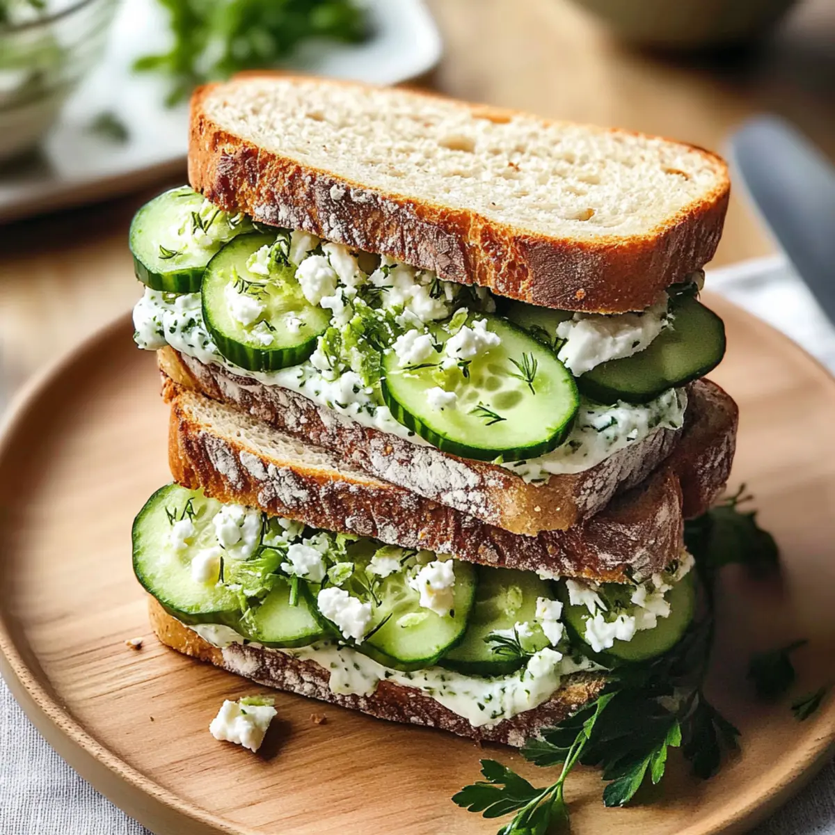 Erfrischende Gurkensalat-Sandwich Ideen für jeden Tag