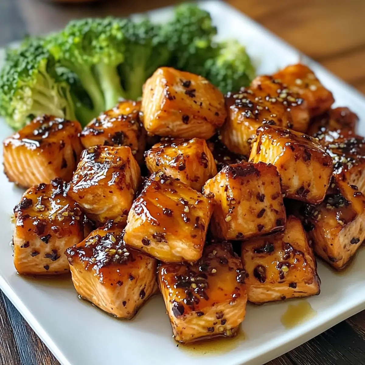 Milchfreie Honig-Knoblauch-Lachs-Bissen schnell zubereiten