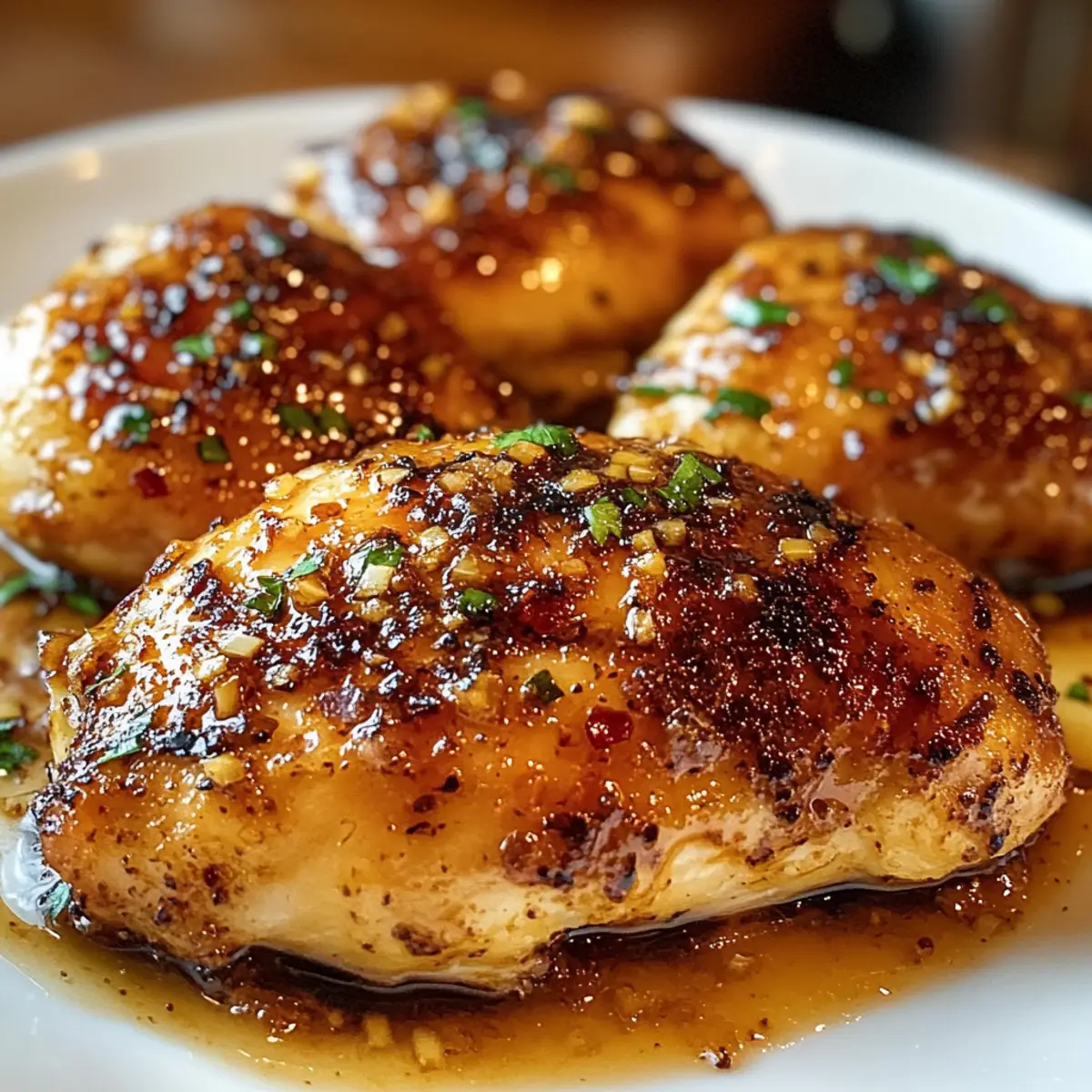 Knoblauch Brauner Zucker Hähnchen: Süßes Genusswunder