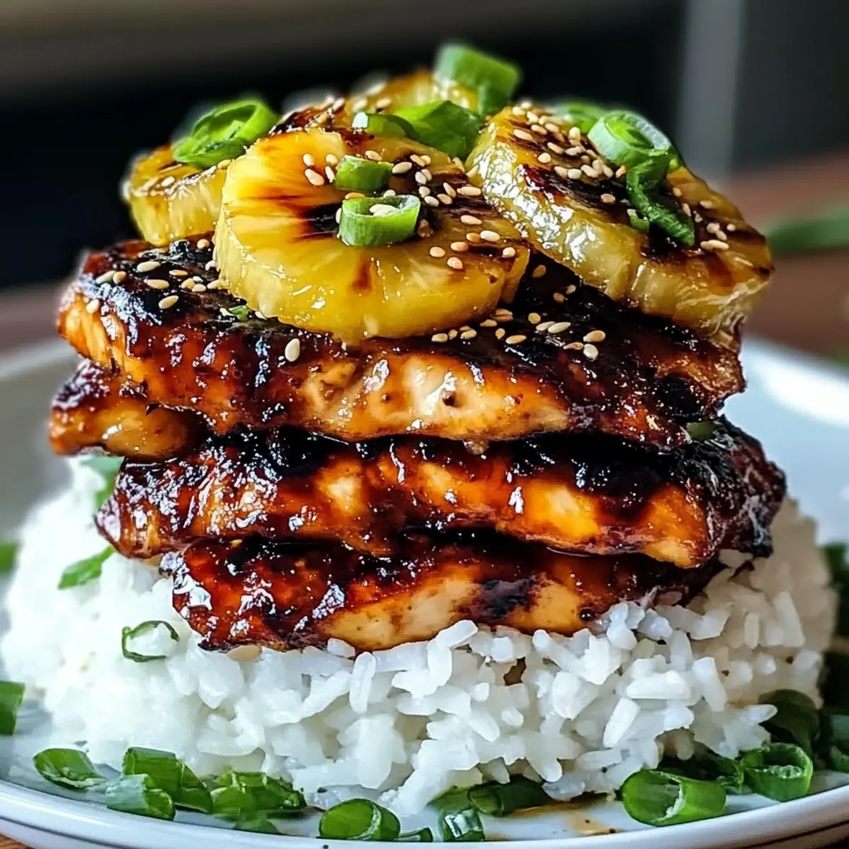 Huli Huli Hähnchen Stapel für tropisches Grillvergnügen