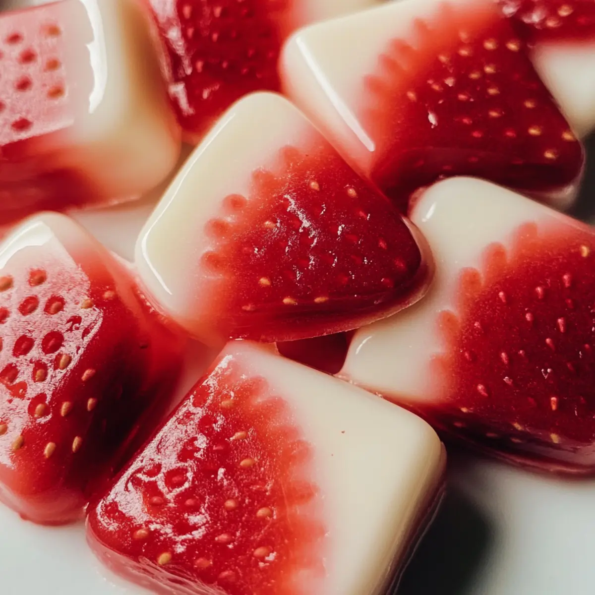 Hausgemachte Erdbeer-Gummis für gesunde Snacks