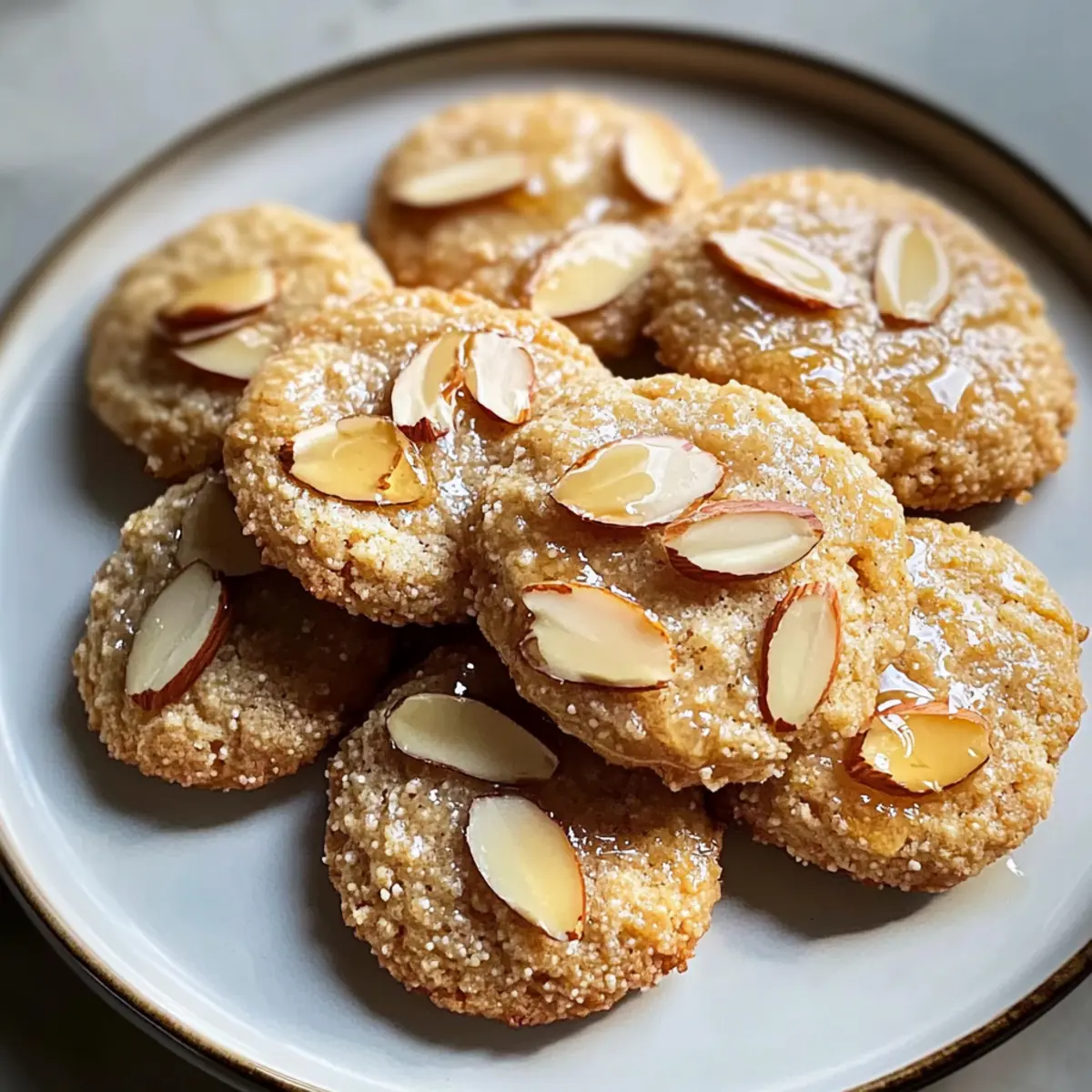 Honig Mandel Gries Kekse für den perfekten Genuss