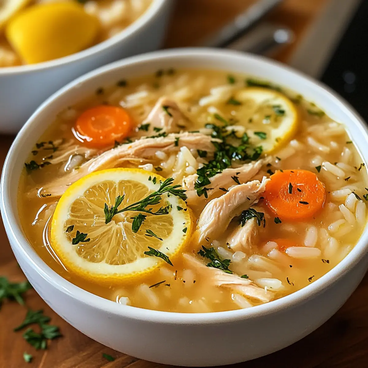 Zitronen-Hühnchensuppe für Herz und Seele