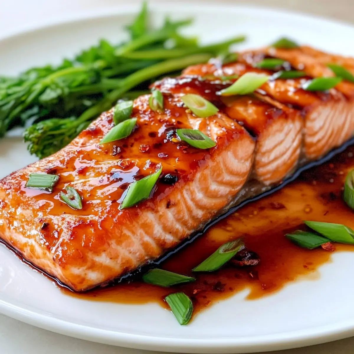 Lachs mit thailändischer Süß-Chili-Glasur schnell zubereiten