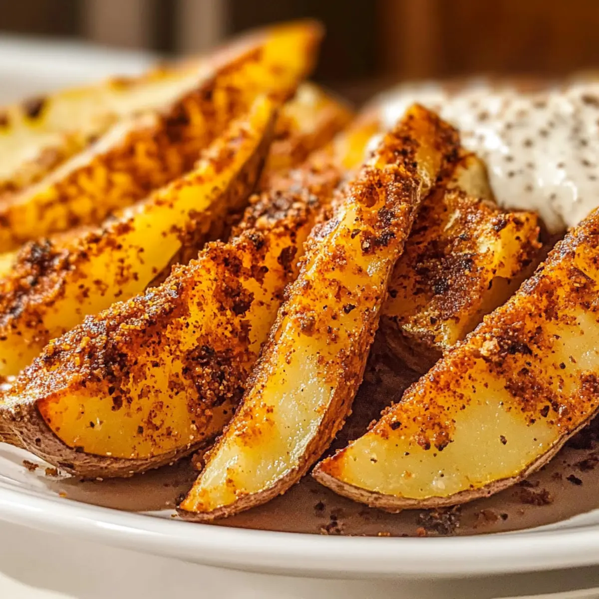 Gewürzte Ofenkartoffelspalten ganz einfach selber machen