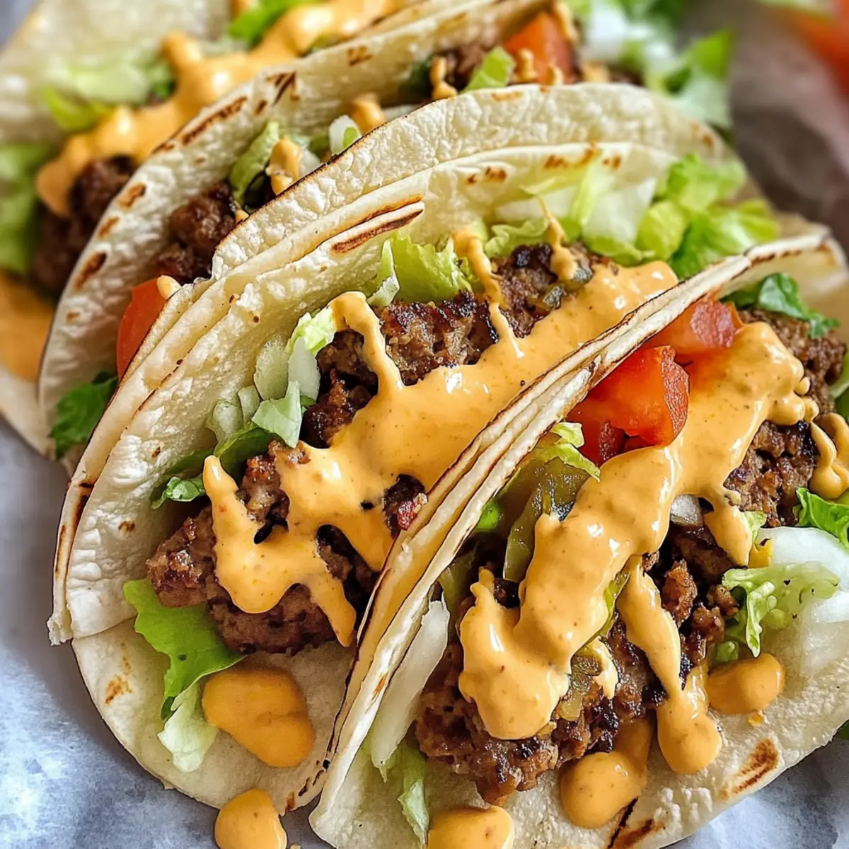 Smash Burger Tacos: Schnelle Fusion aus Burger und Tacos