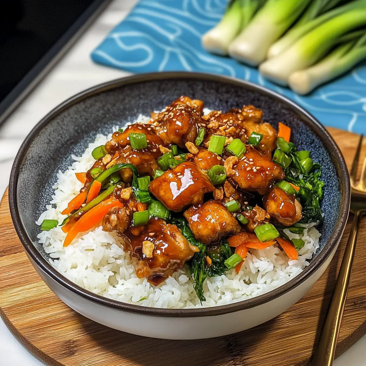 Karamell-Ingwer-Hühnchen in nur 35 Minuten
