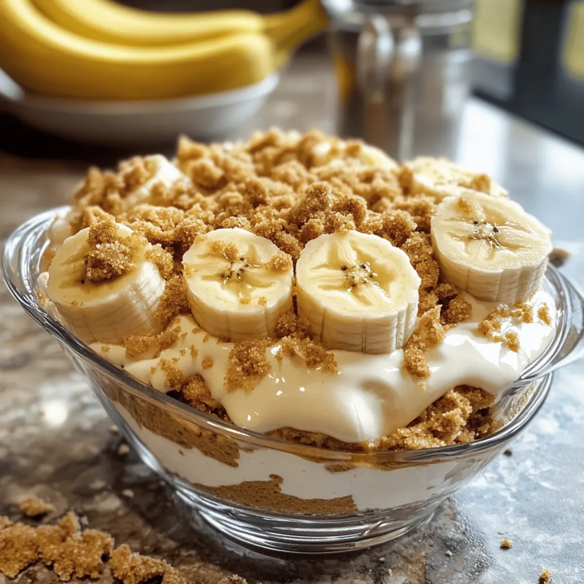 Biscoff Bananenpudding: Cremiger Genuss für alle