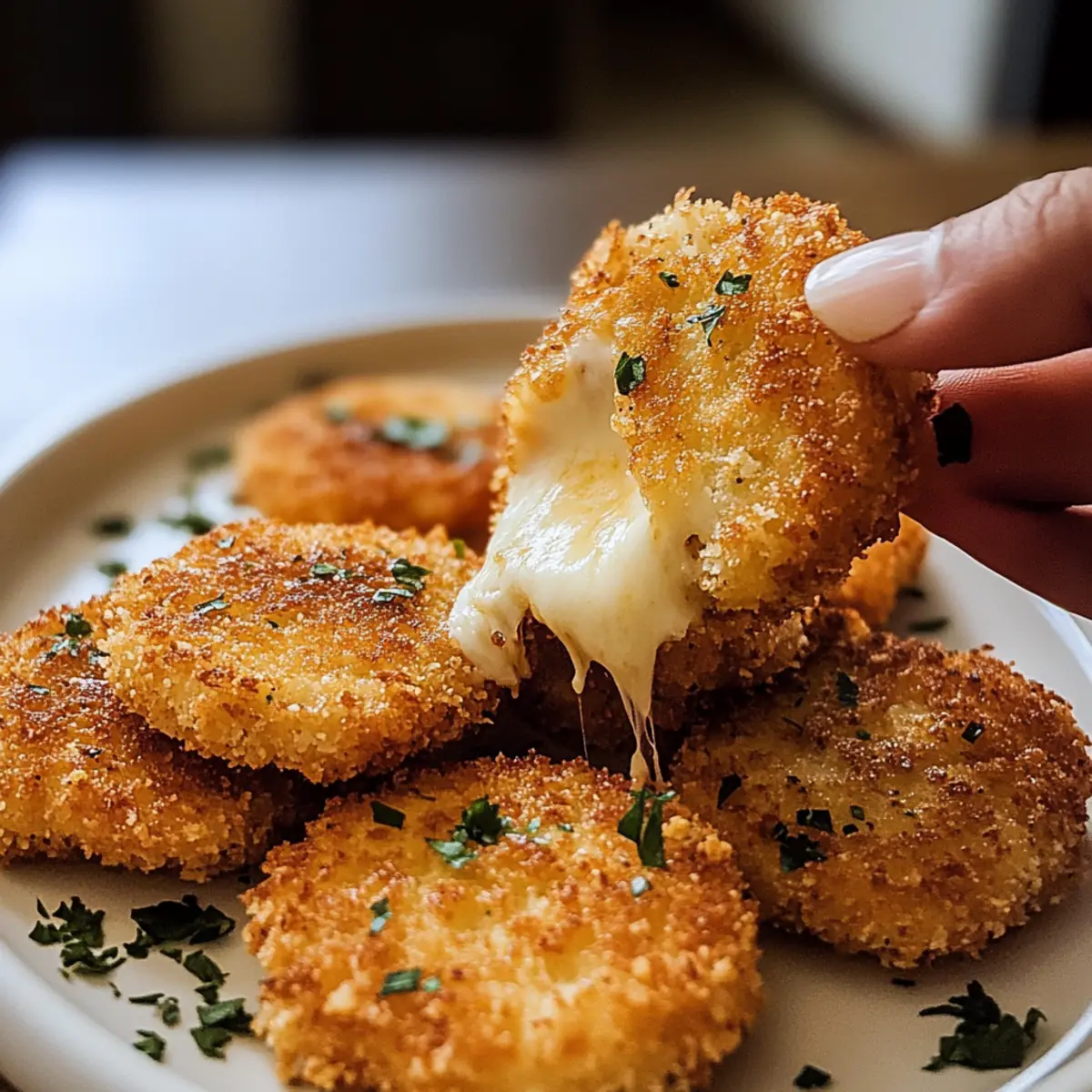 Blackstone frittierte Mozzarella für perfekte Snacks