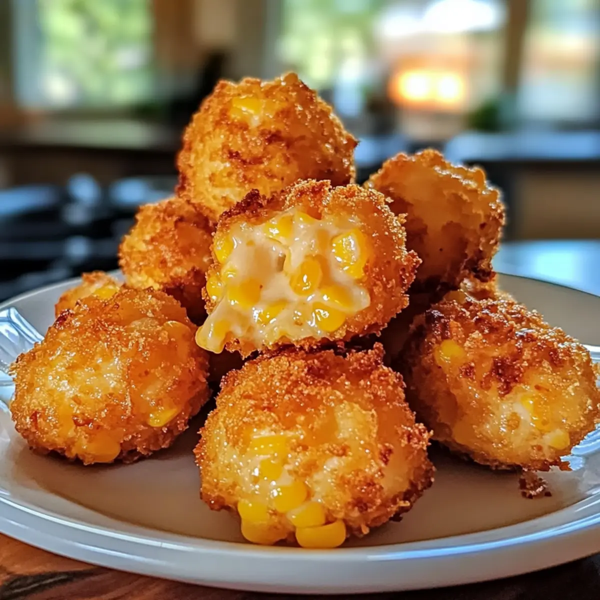 Knusprige Mais-Käse-Bissen für jede Feier