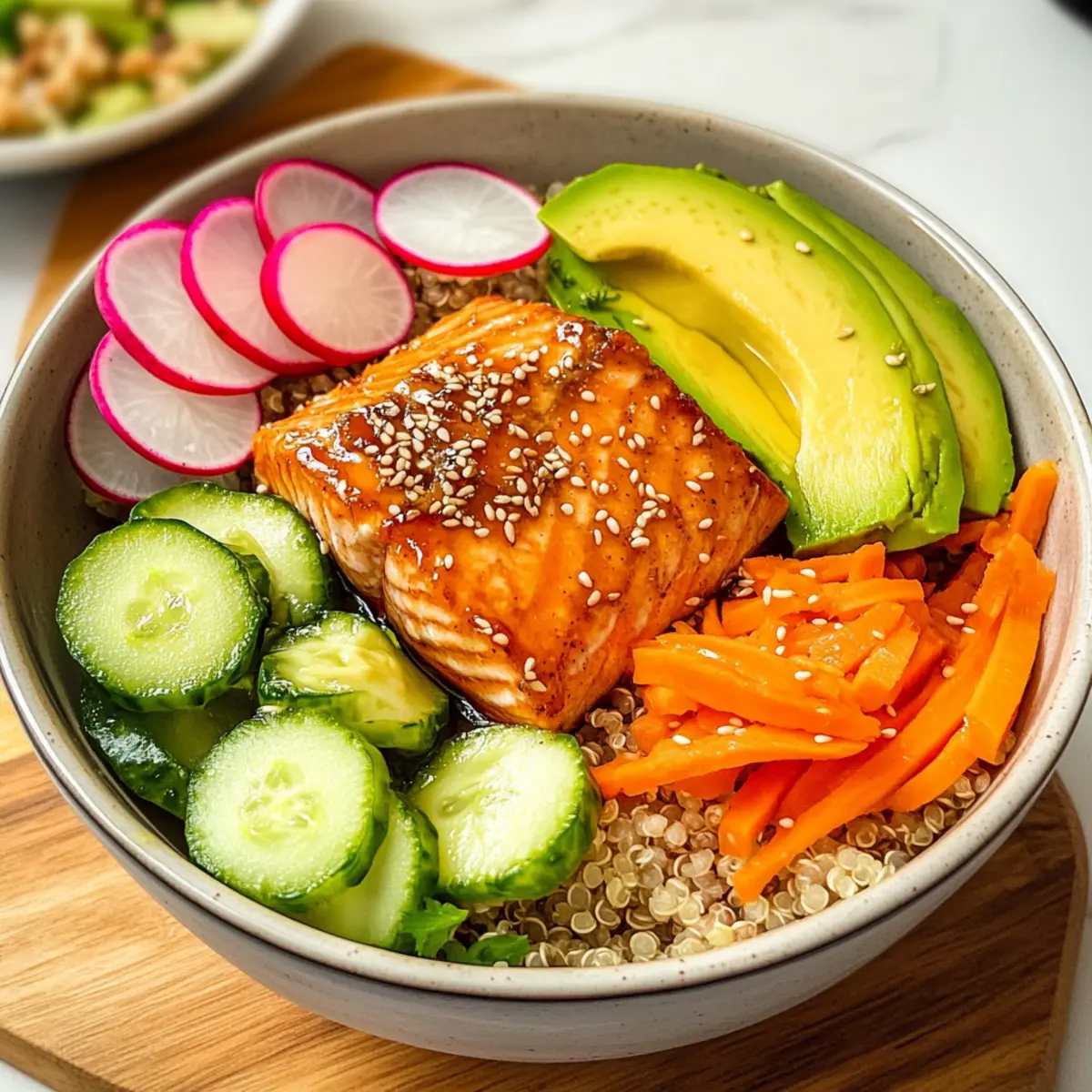 Miso Lachs Buddha Schalen für gesunde Genießer