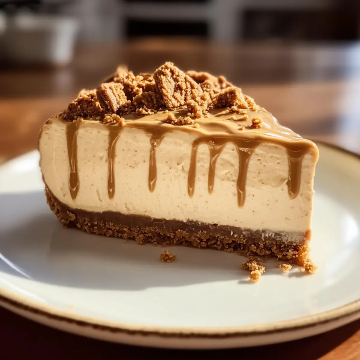Keine Backen Biscoff Käsekuchen für Genießer