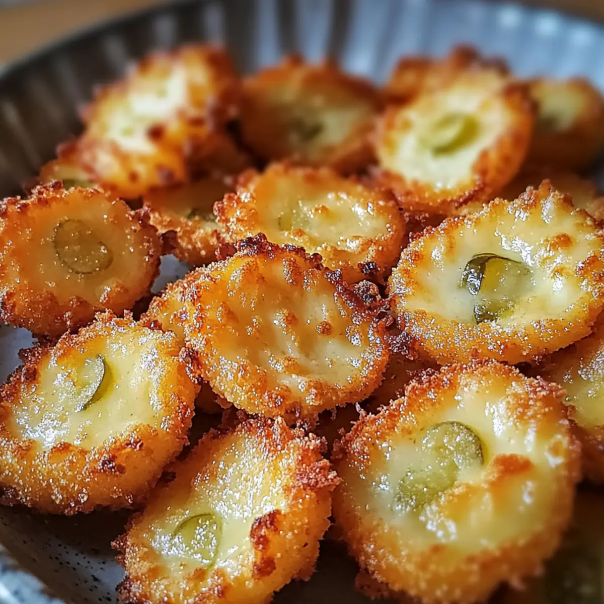 Gewürzgurkenkäsebissen – Knuspriger Snack für jeden Tag