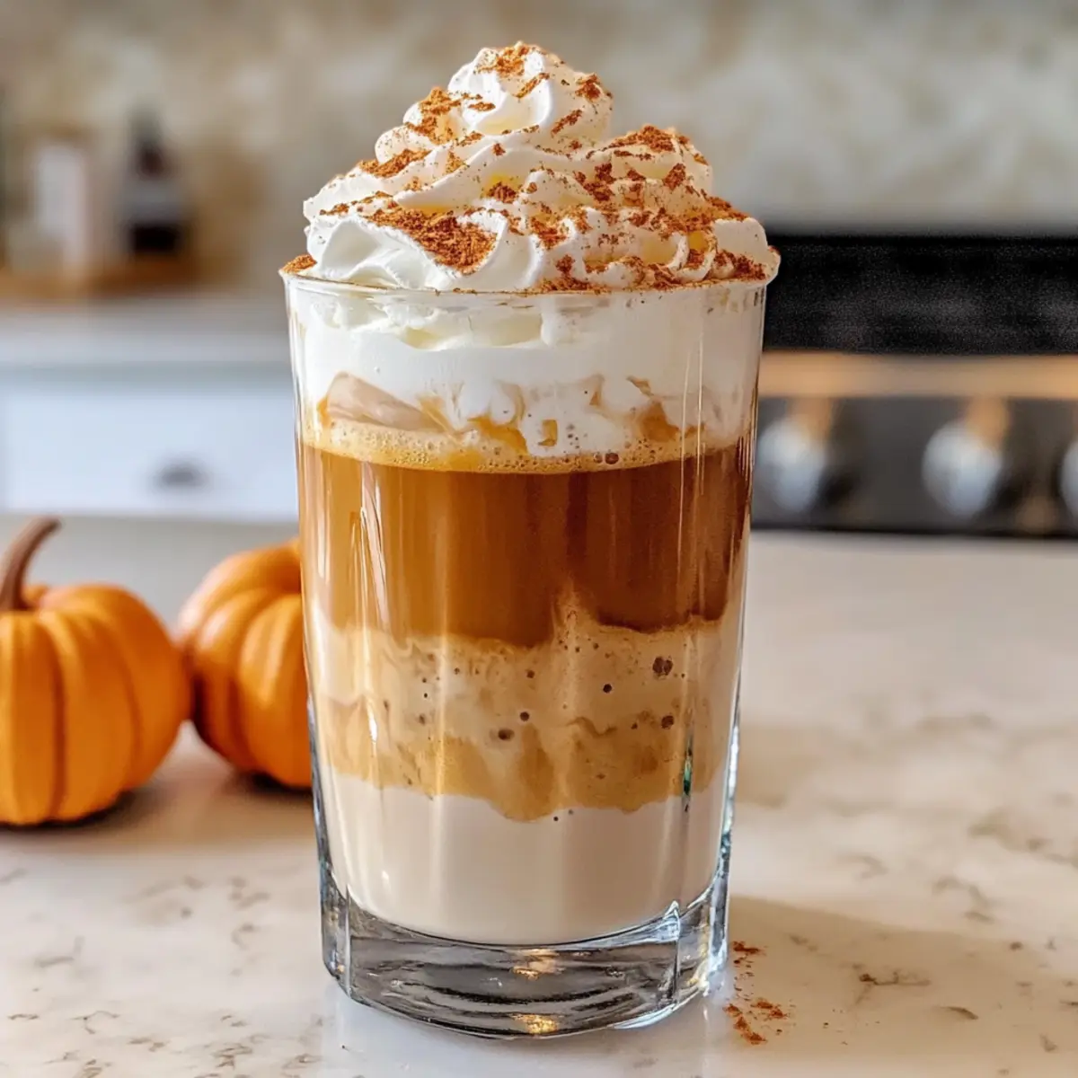 Kürbis Chai Eistee Latte für den perfekten Herbstgenuss