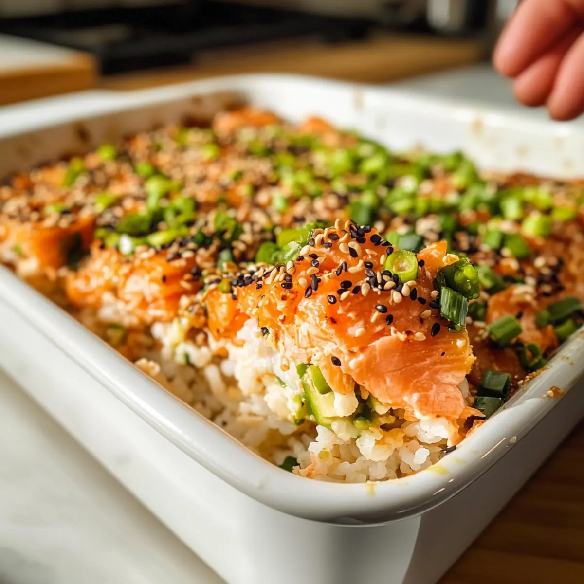 Lachs Sushi Auflauf – Der perfekte Sushi Genuss zuhause