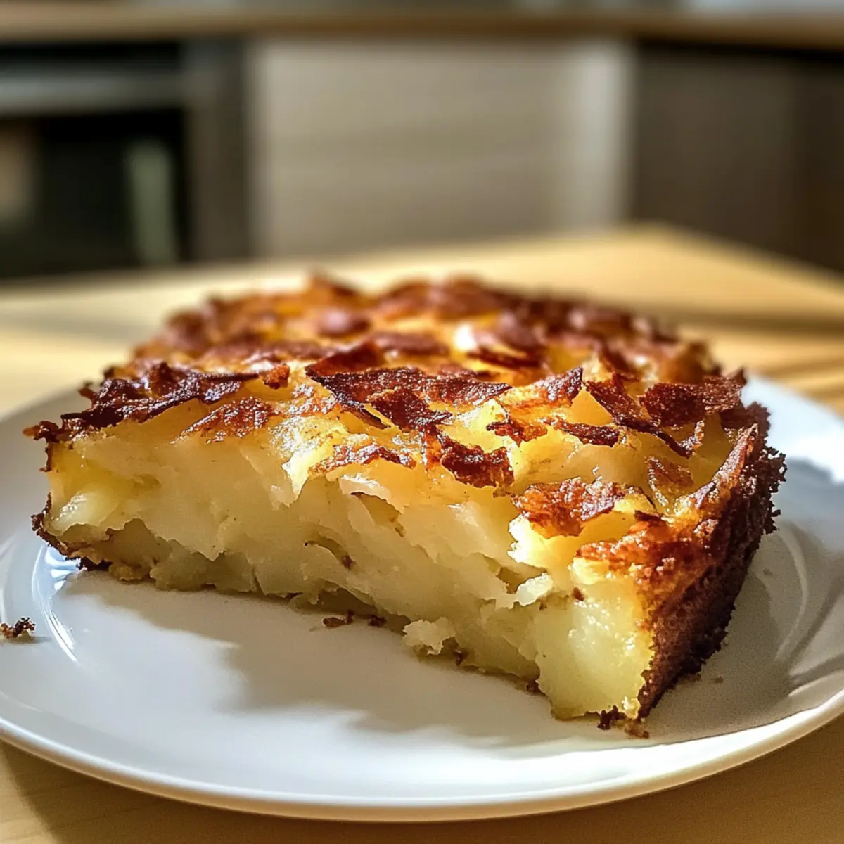 Herzhafter deutscher Kartoffelkuchen für jeden Anlass