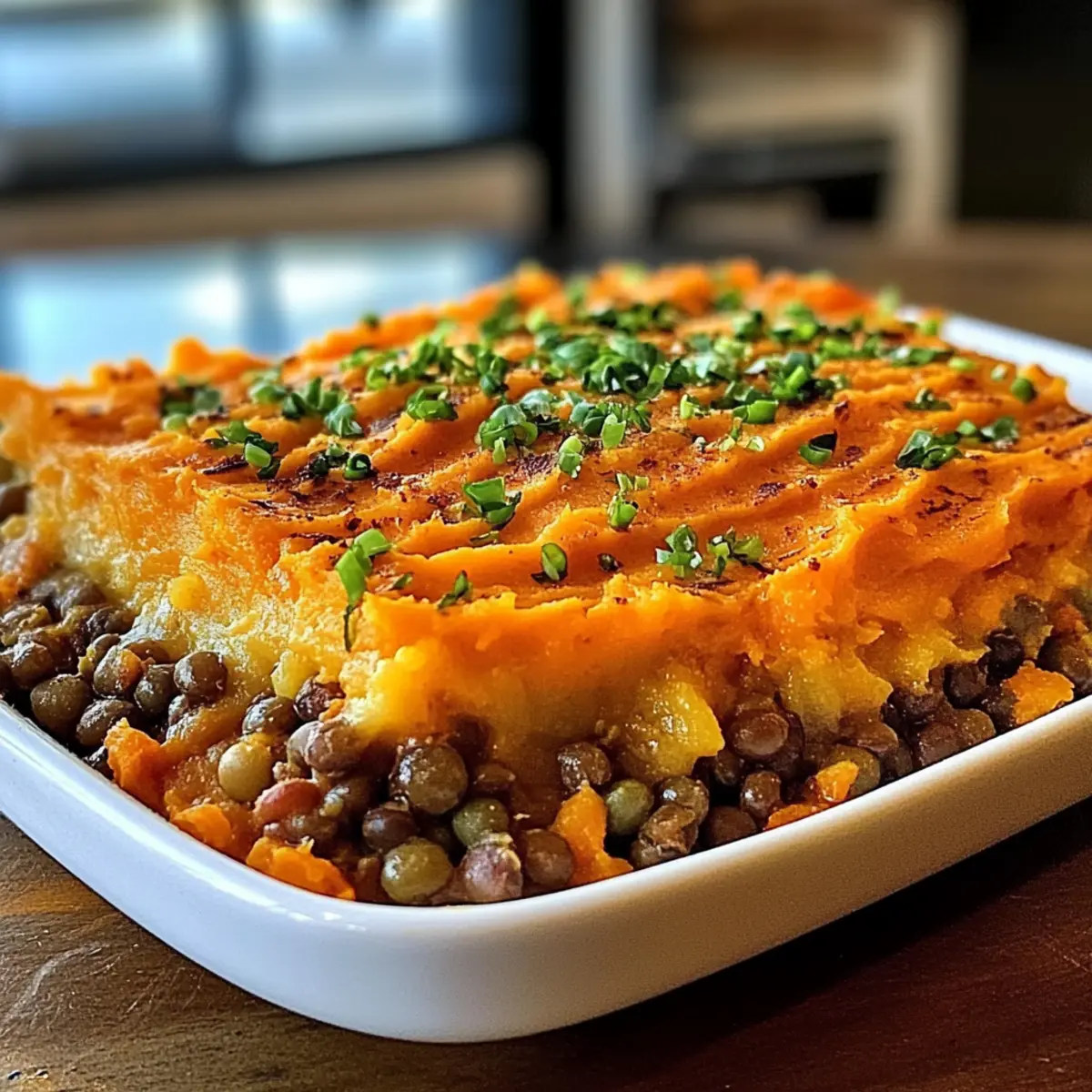 Süßkartoffel- und Linseneintopf für gemütliche Abende