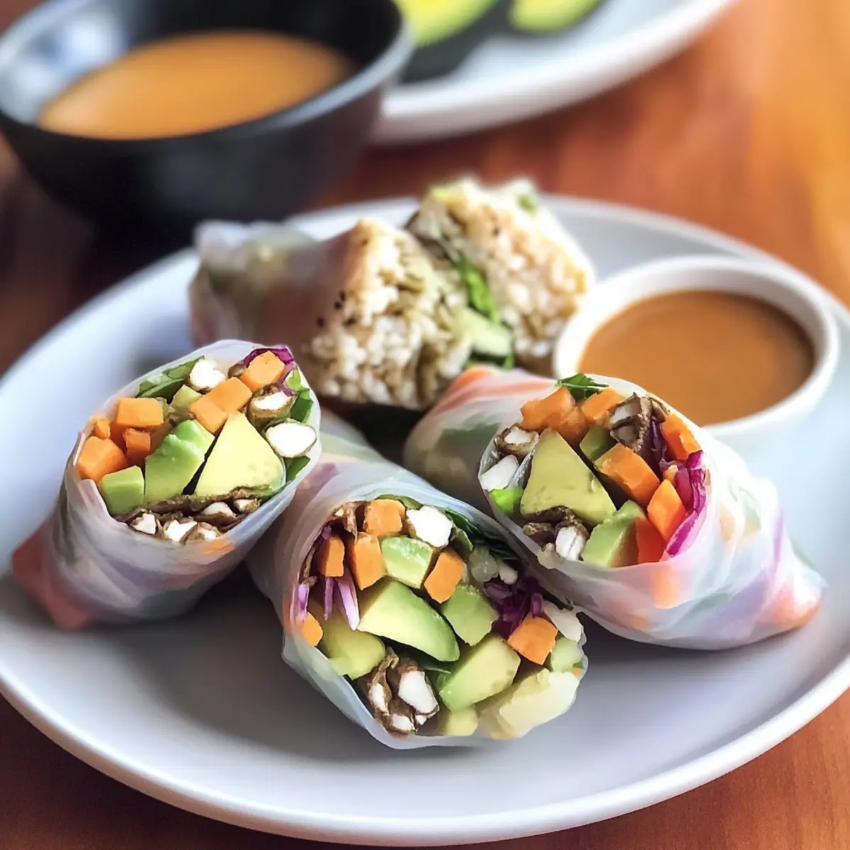 Avocado Shiitake Frühlingsrollen leicht gemacht