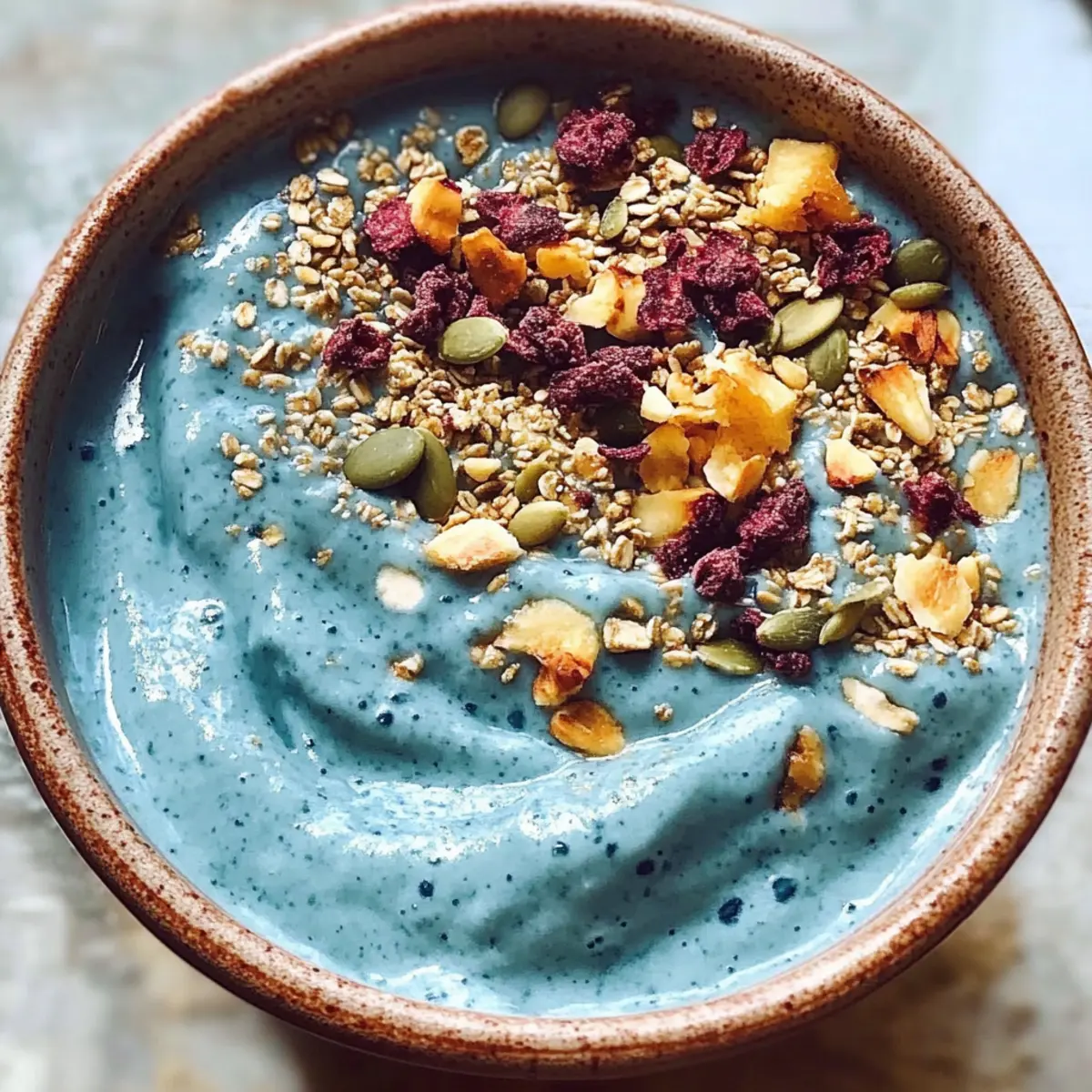 Blauer Majik Matcha Schönheits-Smoothie-Bowl Rezept
