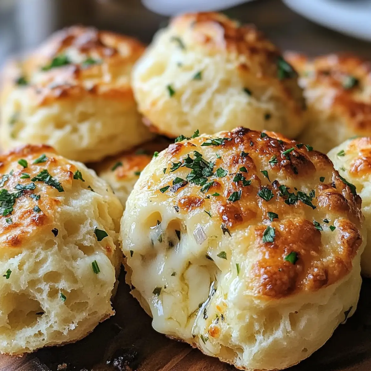 Butterknoblauch-Käsebomben für den perfekten Snack