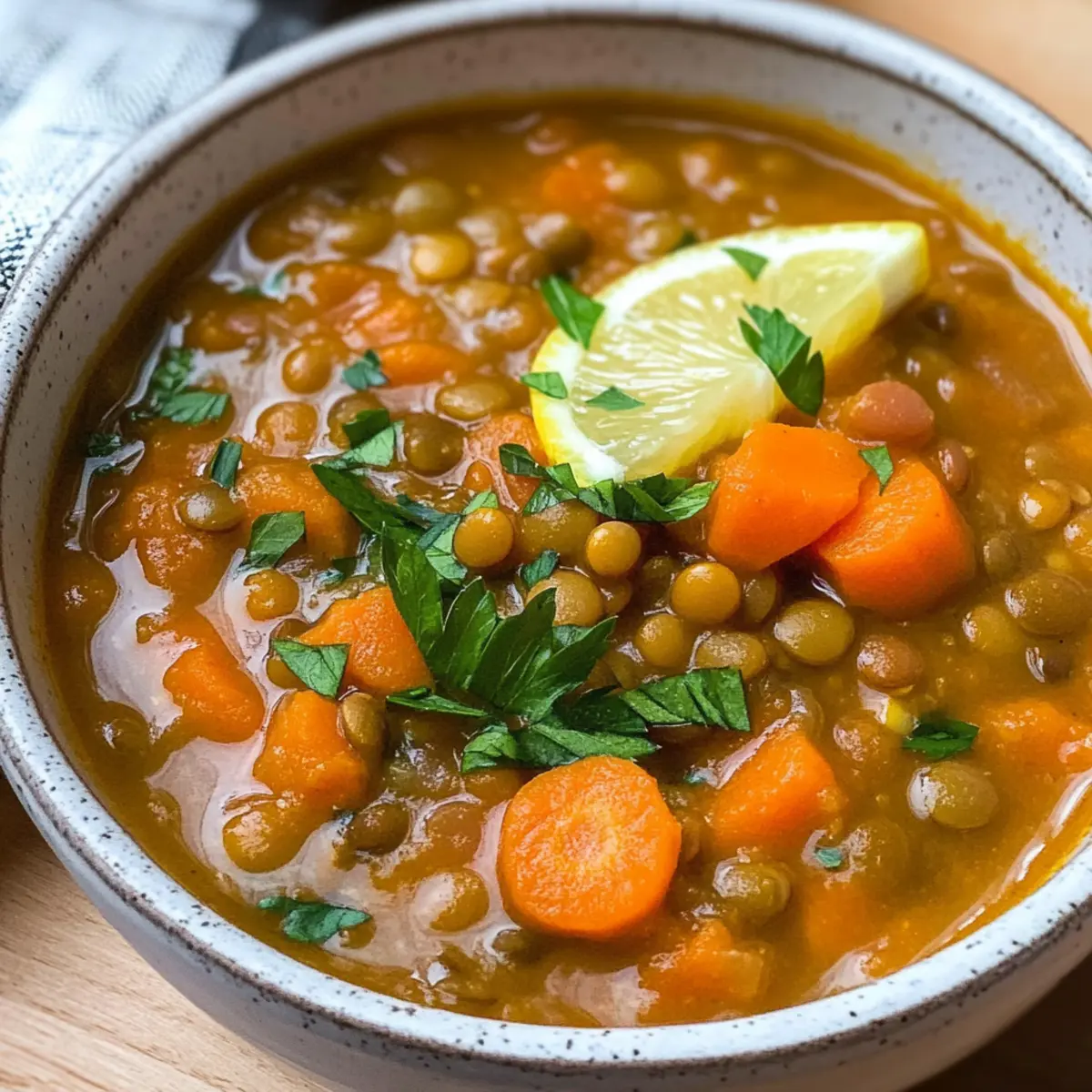 Karotten- und Linsensuppe für kalte Tage