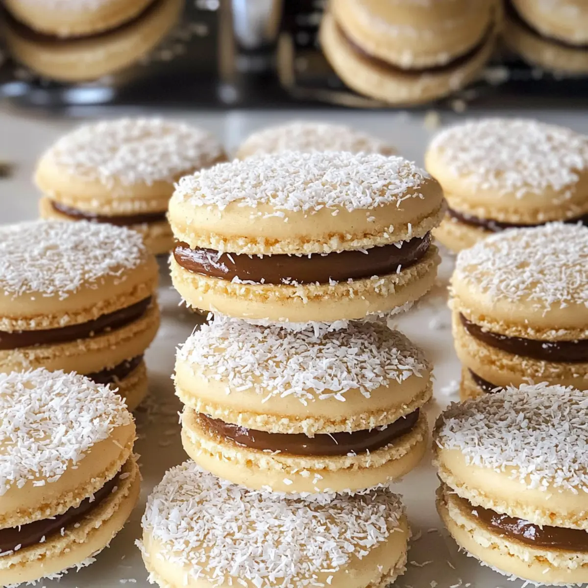 Klassische argentinische Alfajores für Naschkatzen
