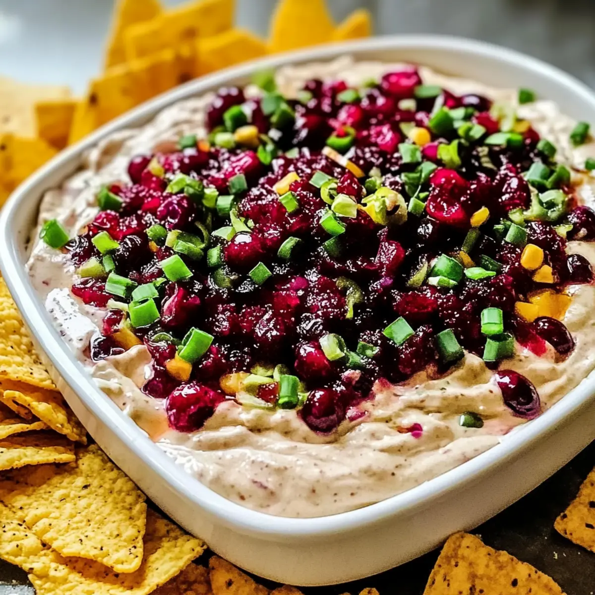 Cranberry Jalapeño Frischkäse Dip einfach zubereiten