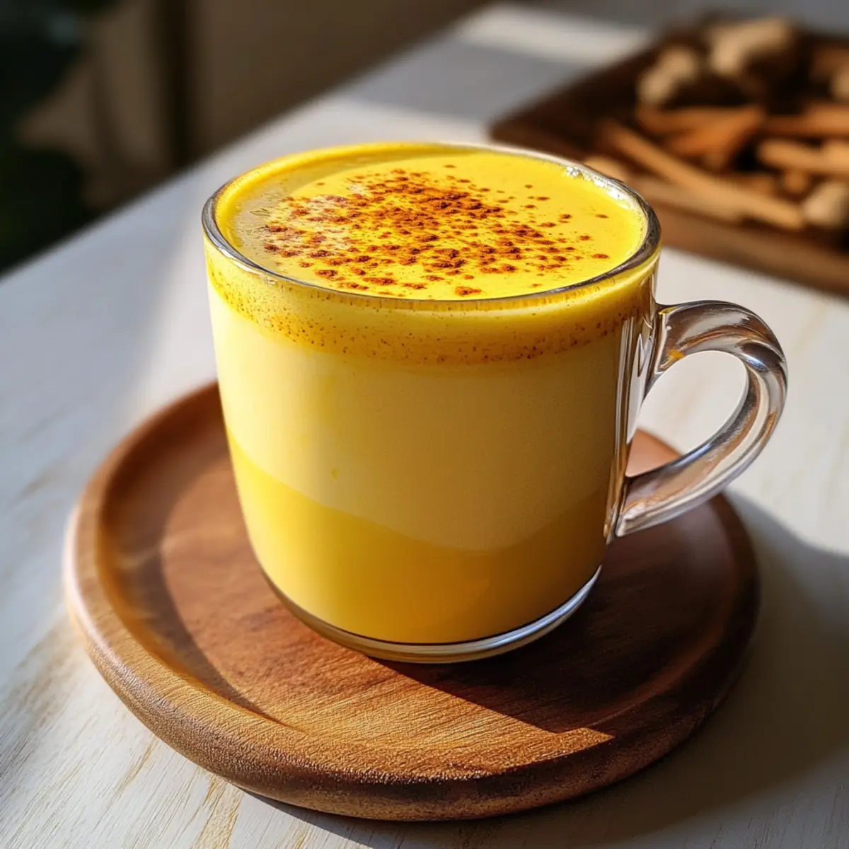 Goldene Kurkuma Latte für beruhigende Abende