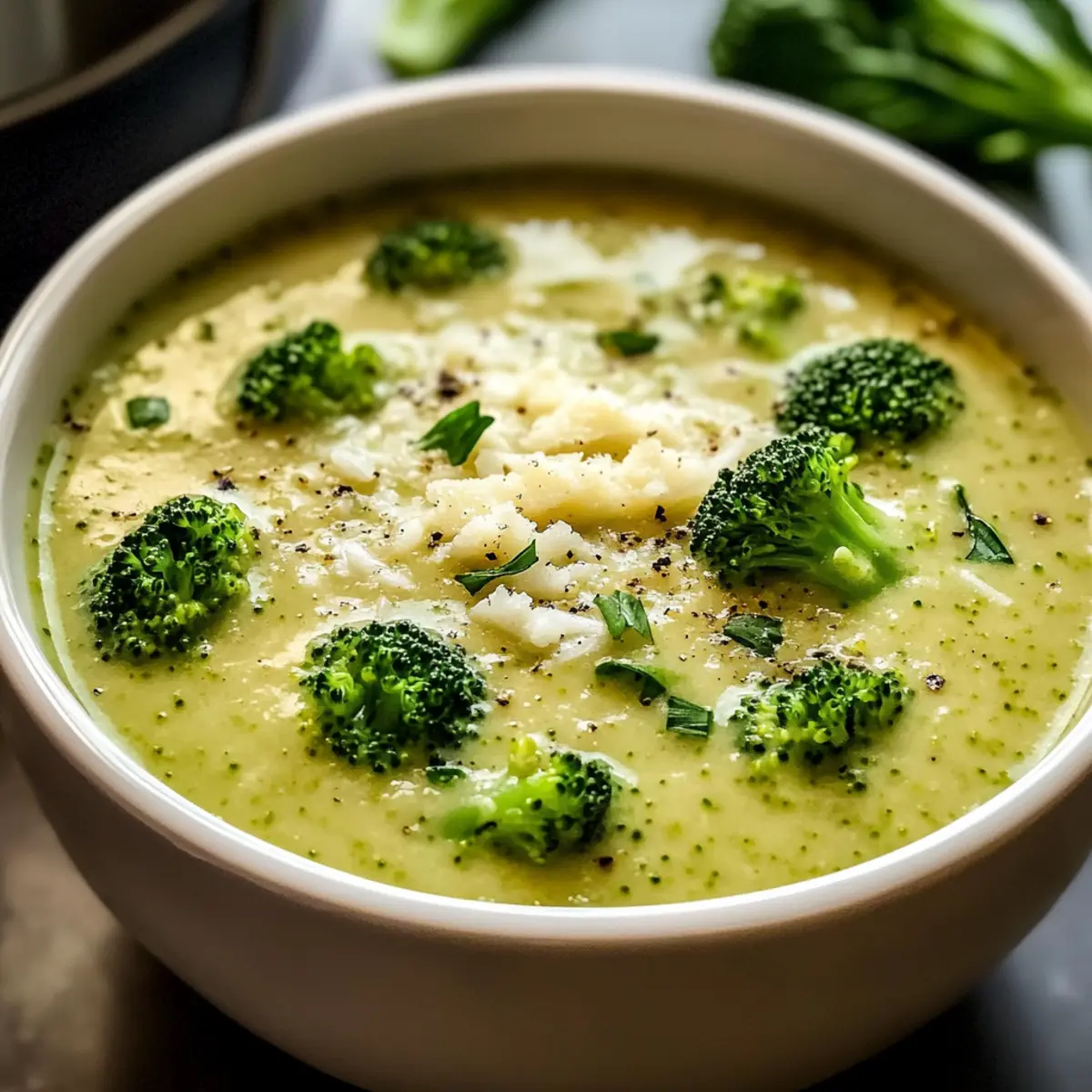 Italienische Brokkolisuppe für gemütliche Abende