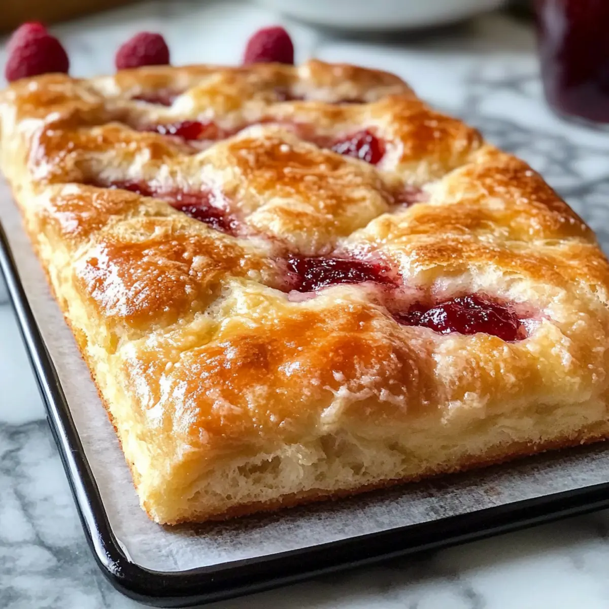 Marmeladenteig-Focaccia: Süße Versuchung für Frühstück
