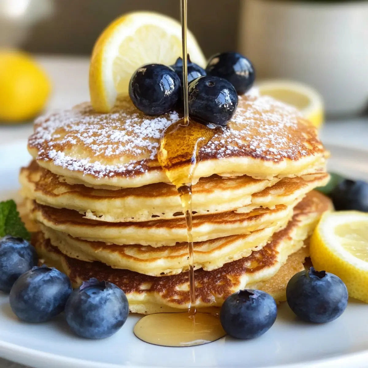 Zitronen-Ricotta-Pfannkuchen für dein perfektes Brunch