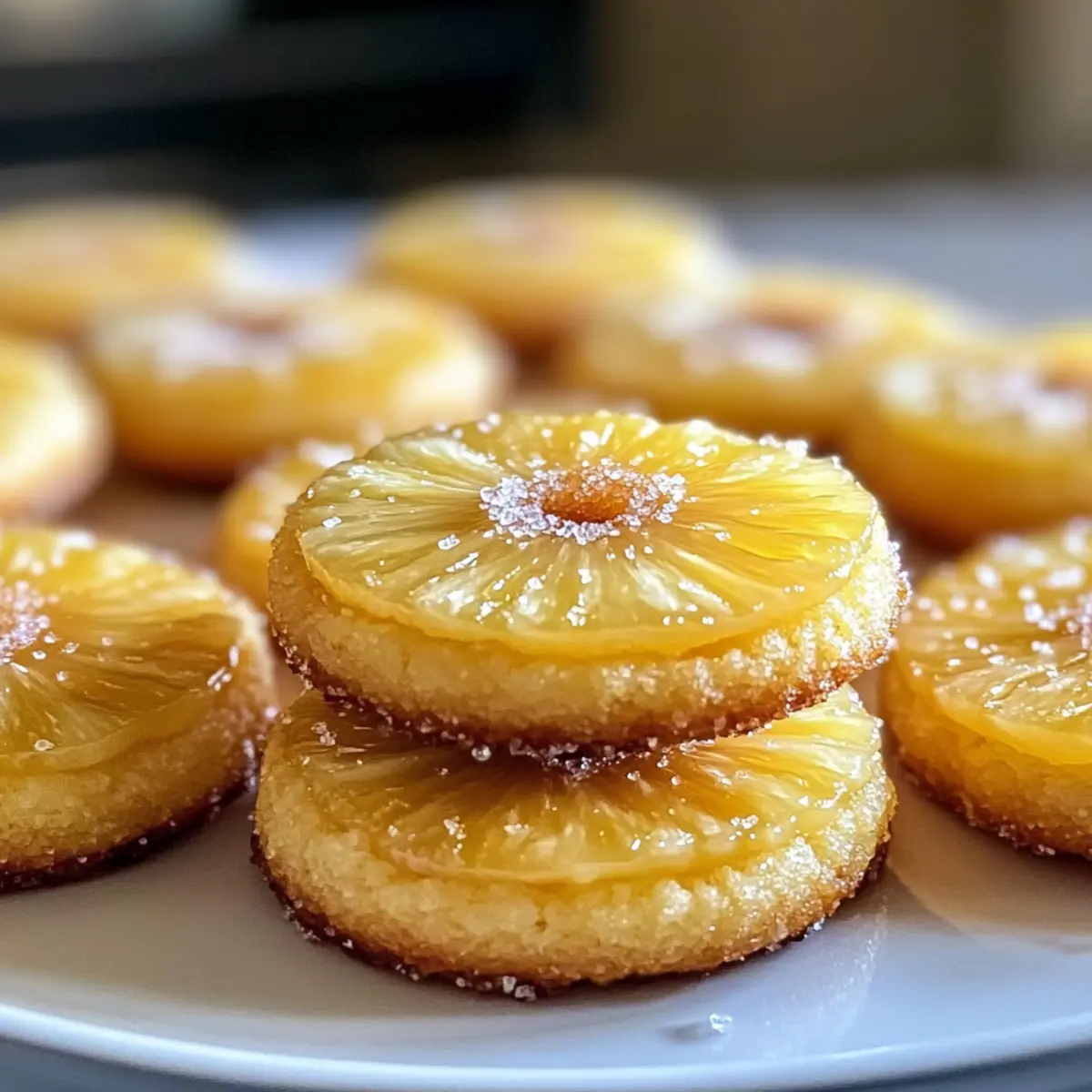 Ananas-Upside-Down-Zuckerplätzchen ganz einfach selber machen