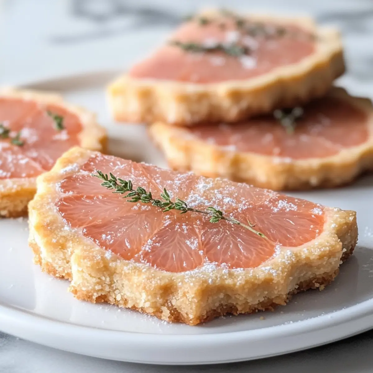 Pink Grapefruit und Thymian Vegane Kekse einfach gemacht