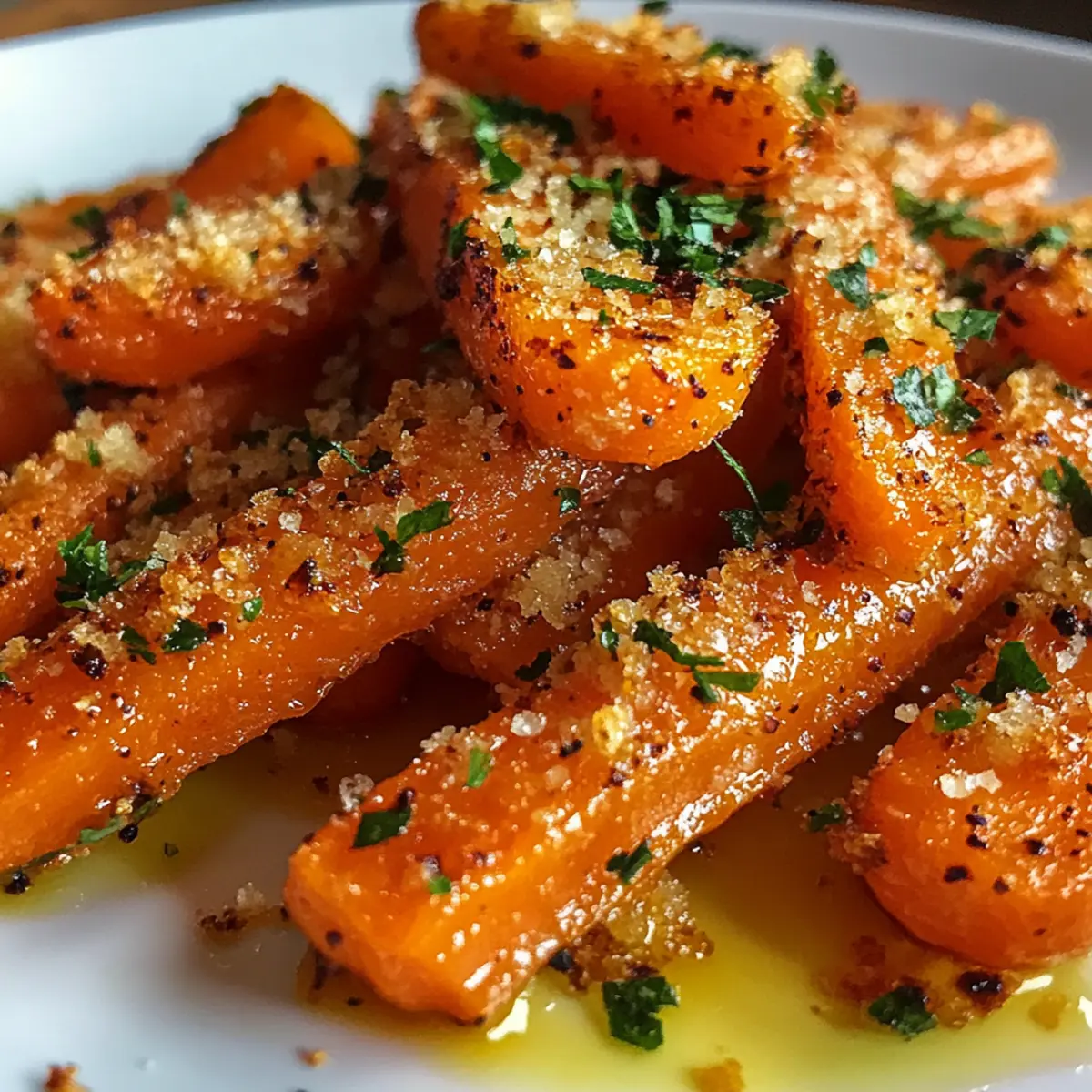 Zerschlagene Karotten: Knusprig und Gesund genießen