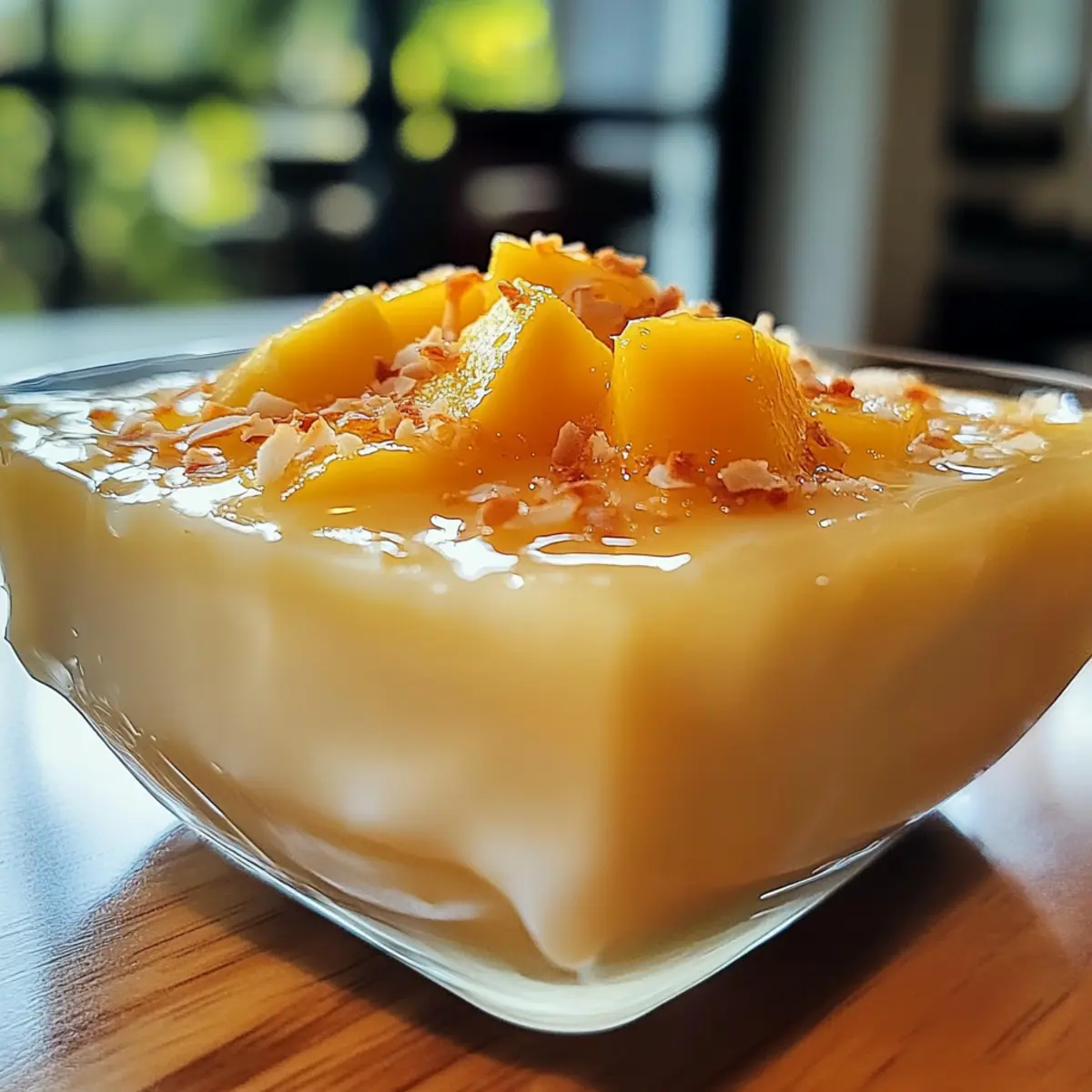 Thailändischer Kokosnuss-Pudding: Cremig und Lecker