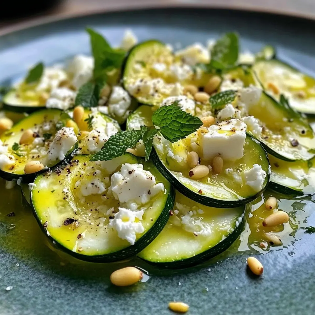 Zucchini-Carpaccio: Frisch & Schnell zubereitet