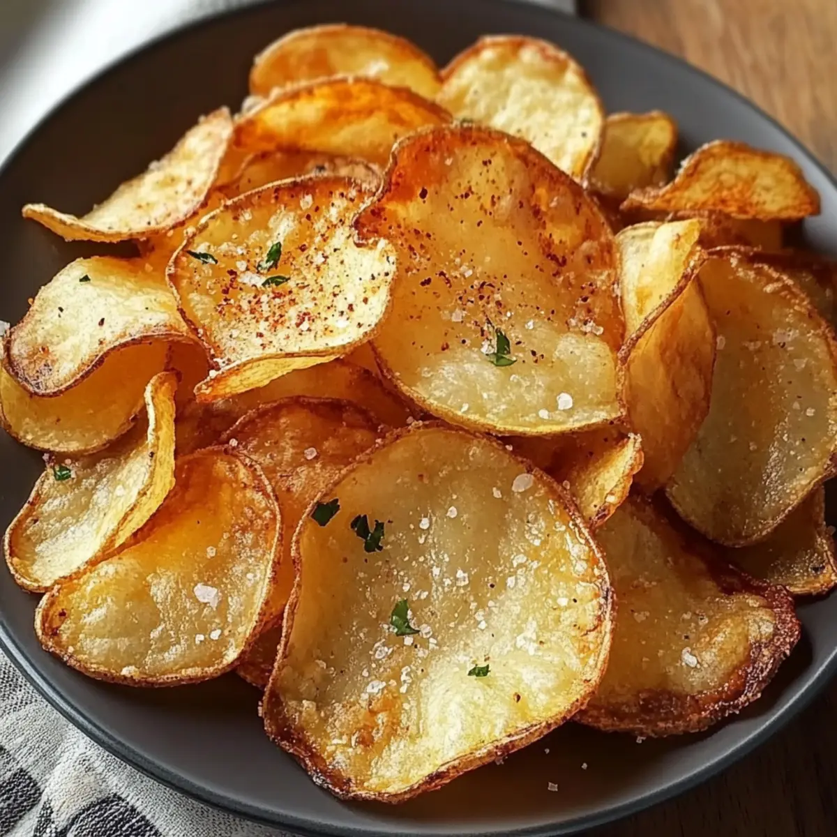 Luftfritteuse Kartoffelchips – Gesund & Crunchy Spaß