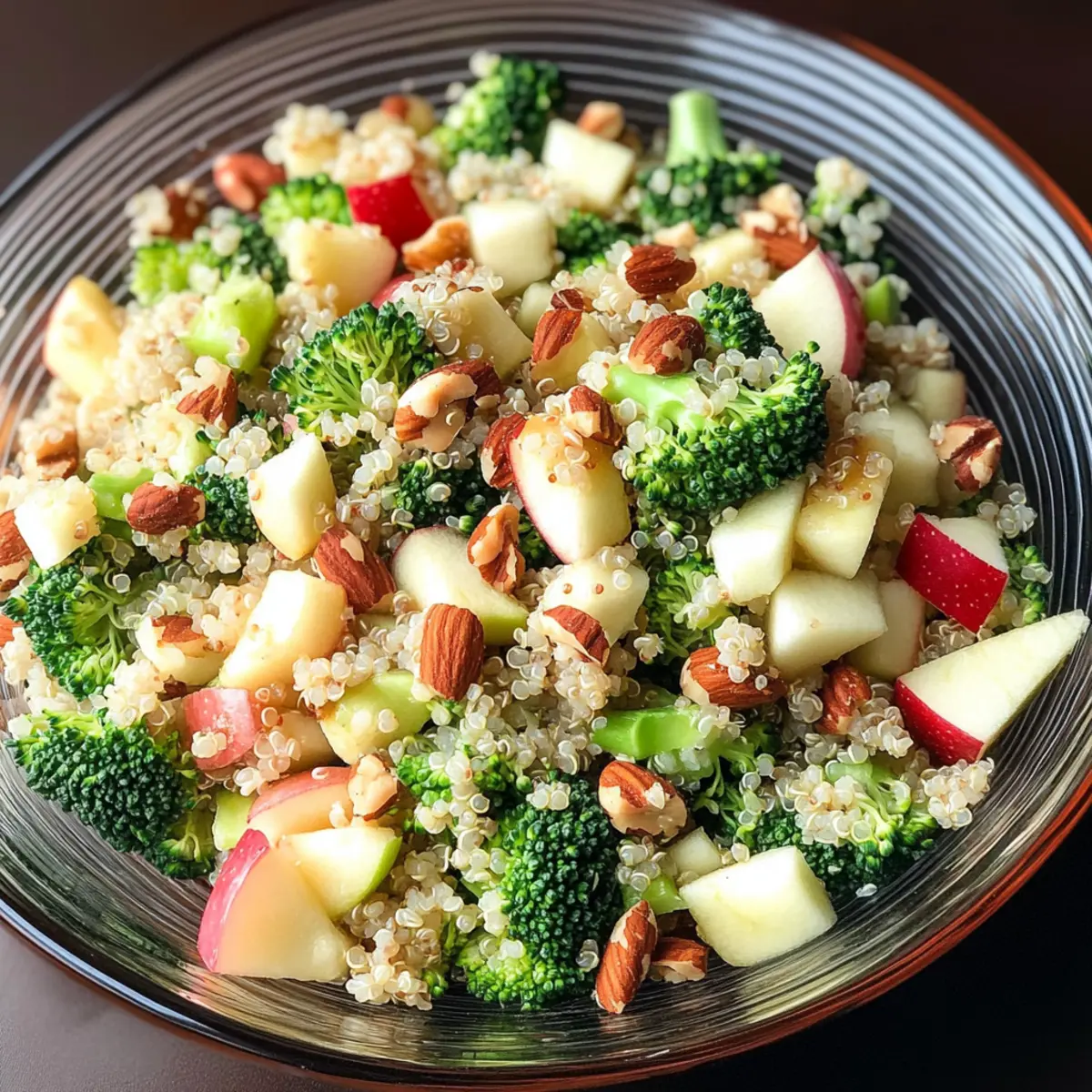 Brokkoli Apfel Quinoa Salat für gesunde Genießer
