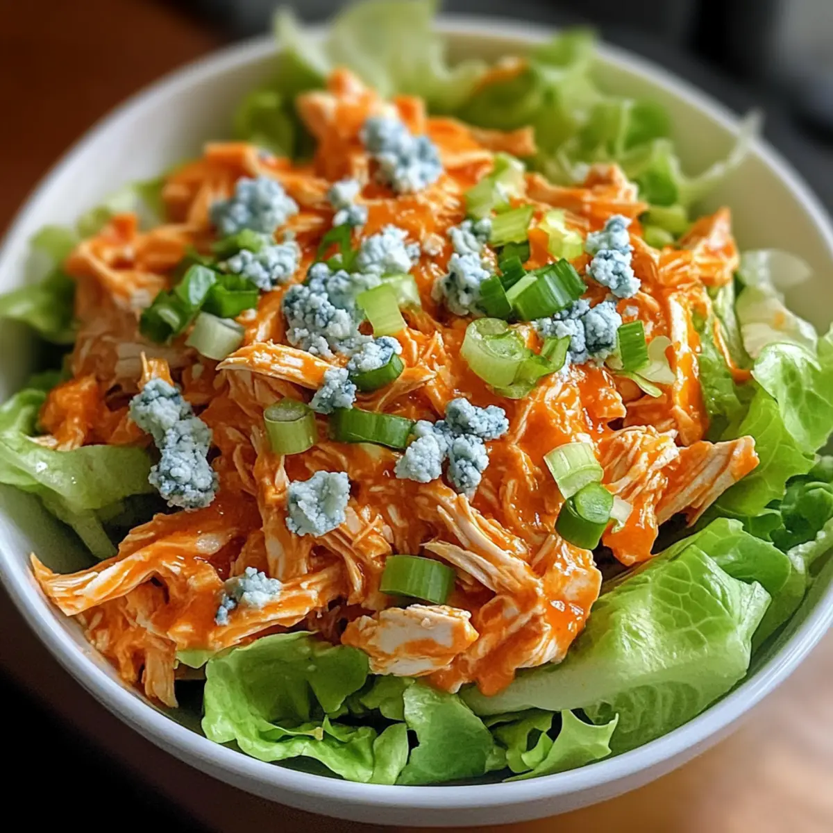 Buffalo-Hühnchen-Salat: Schnell & Würzig genießen