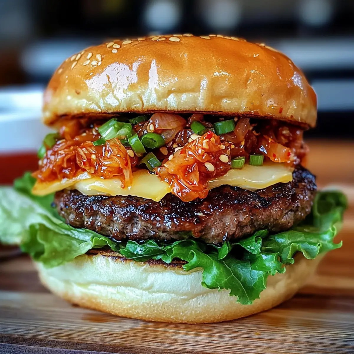 Bulgogi Kimchi Burger für den perfekten Genuss
