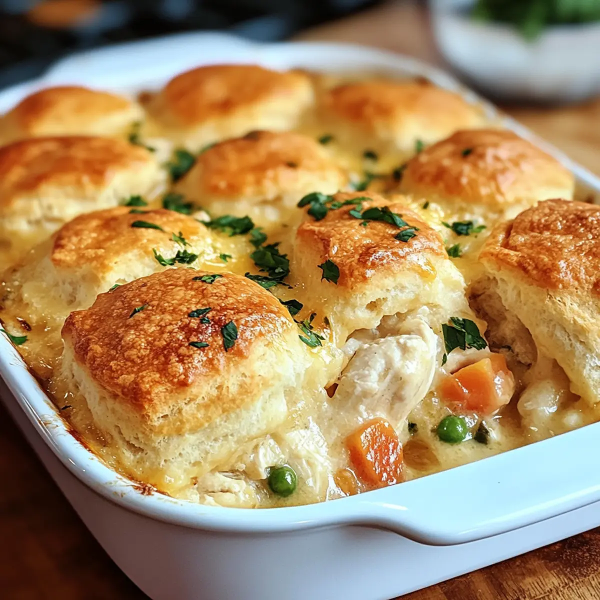 Cheddar-Bay-Hähnchen-Cobbler für gemütliche Abende