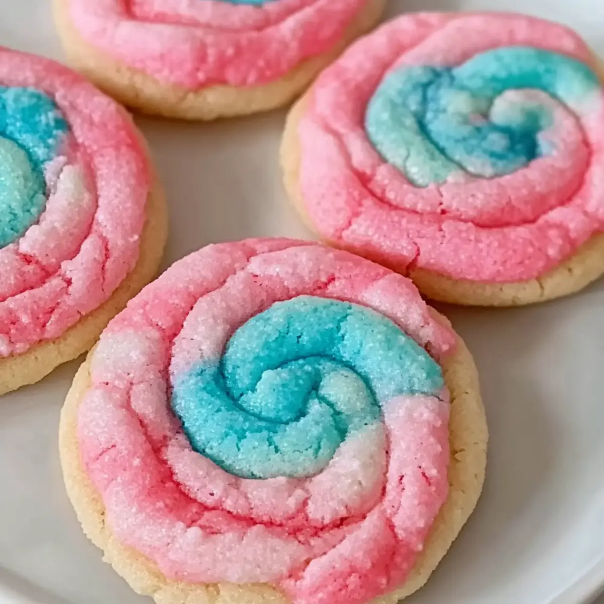 Zuckerwatte Kekse für die perfekte Nascherey